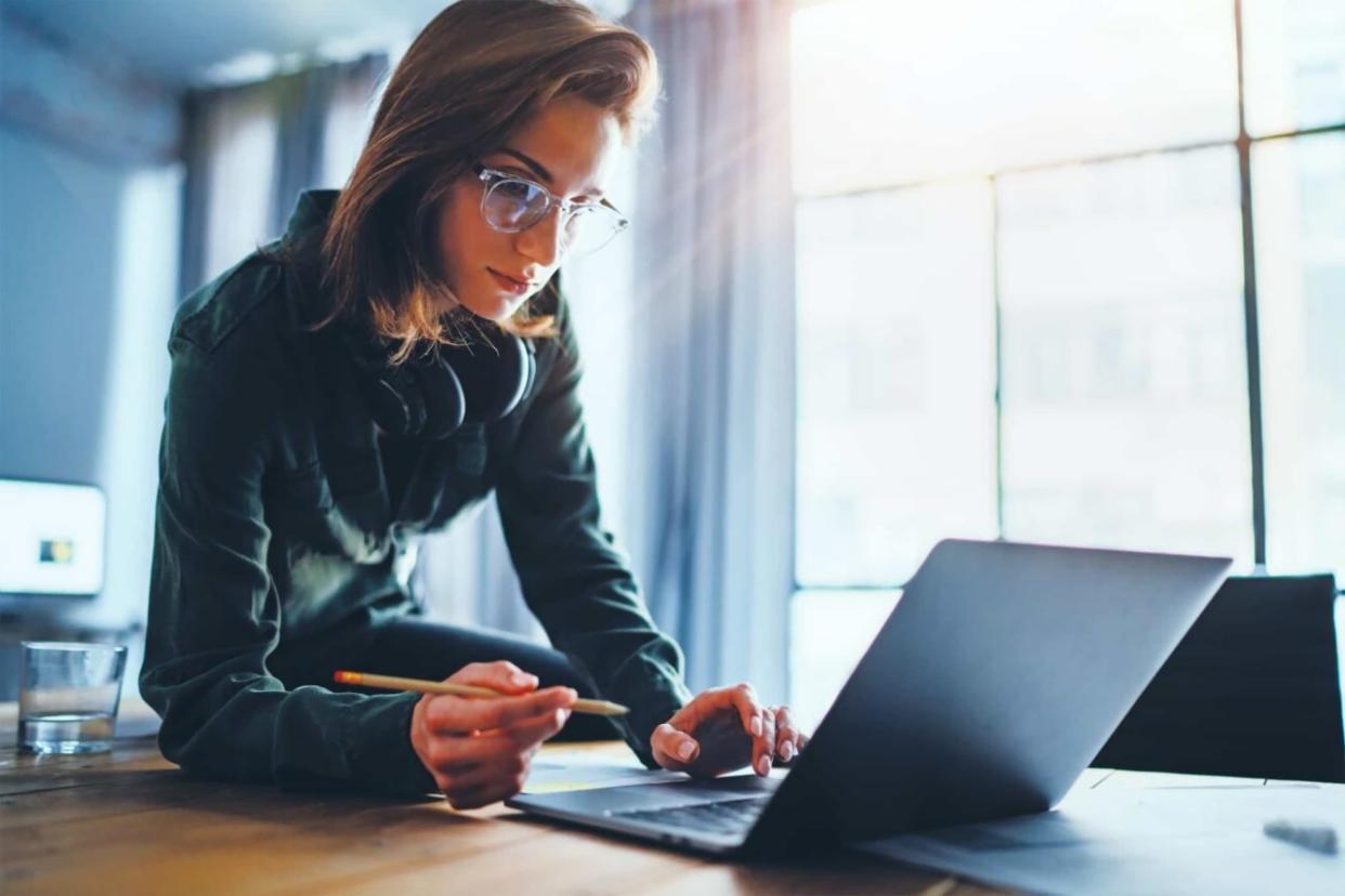 Vista di una sessione webinar interattiva sulla scrittura SEO